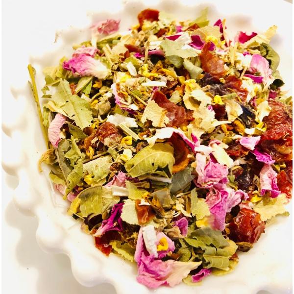 【リラックス ブレンド 20g】ハーブティー ぐっすり 金木犀 キャットニップ リンデン ローズピン...