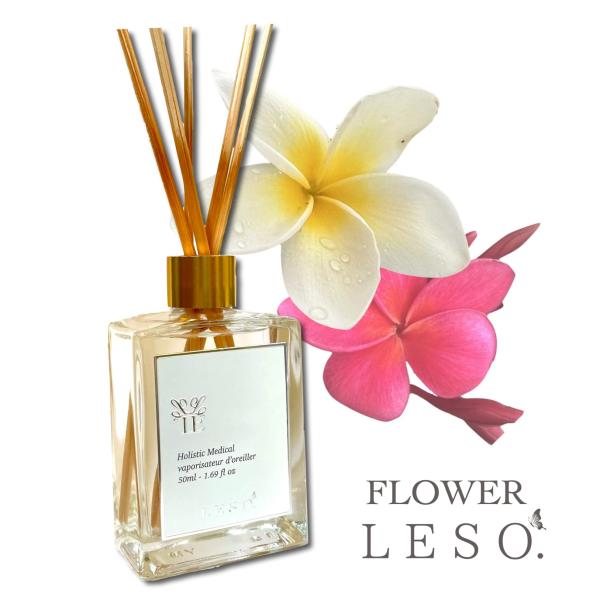 本物の花の香り【 プルメリア 】リード ディフューザー 50ml 沖縄 フレグランス＜フラワー レソ...