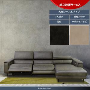 MEYERII MEYR2 マイヤーII マイヤー2 電動 リクライニング シェーズロング ソファ 3人掛け 259 太袖 馬場家具 INTERLIVAX 本革 展示あり 配送設置送料無料