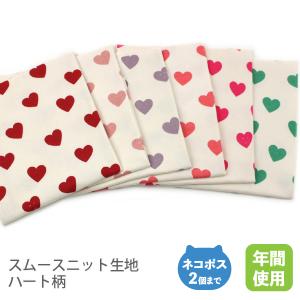 スムースニット生地105cm巾/シュクルフルーツオレンジ柄【50cm単位 スムースニット生地105cm巾/シュクルフルーツオレンジ柄【50cm単位