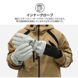 防寒グローブ インナーグローブ スキー スノー...の詳細画像3