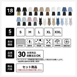 水着 レディース ラッシュガード 上下 セット...の詳細画像2