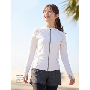 ラッシュガード レディース 長袖 uvカット ...の詳細画像3