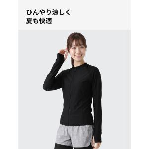 ラッシュガード レディース 長袖 uvカット ...の詳細画像5