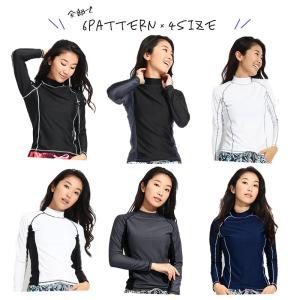 ラッシュガード レディース 長袖 シャツ tシ...の詳細画像2