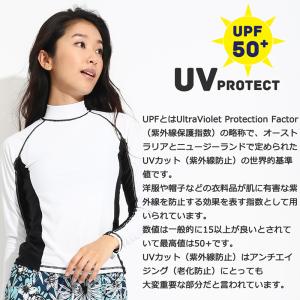 ラッシュガード レディース 長袖 シャツ tシ...の詳細画像3