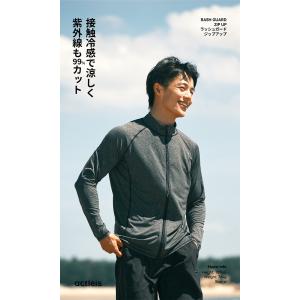 ラッシュガード メンズ 長袖 フードなし フー...の詳細画像1