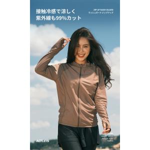 ラッシュガード レディース 長袖 uvカット ...の詳細画像1