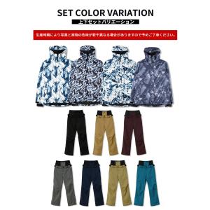 スキーウェア スノーボードウェア メンズ 上下...の詳細画像2