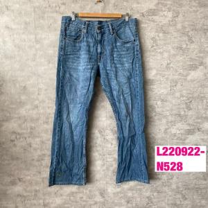 Levi's リーバイス 502TM デニムジーンズパンツ ブルー ジップフライ W33L32 実寸W34in 赤タブ USA 海外輸入 古着 L220922-N527｜leteety0120