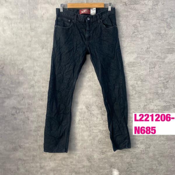 Levi&apos;s リーバイス 511 デニムジーンズパンツ ブラック ジップフライ スキニー W29L2...