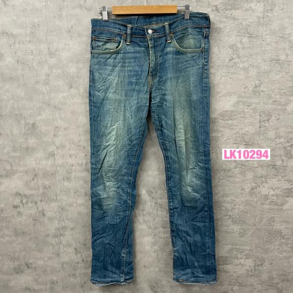 Levi&apos;s リーバイス 511 デニムジーンズパンツ ブルー ジップフライ W33L32 実寸W3...