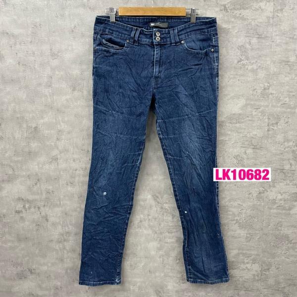 Levi&apos;s ブルー スキニー ジップフライ デニムジーンズパンツ W32L32 実寸W33in レ...