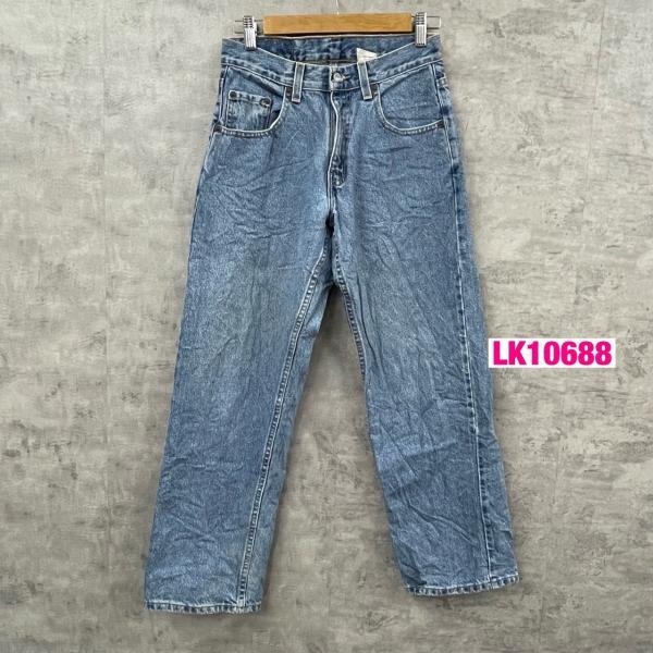 Levi&apos;s569TM メキシコ製 STUDENT ブルー ルーズ ジップ デニムジーンズパンツ キ...