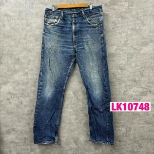 Levi's リーバイス 521 02 デニムジーンズパンツ ブルー ジップフライ W36L32 実寸W35in 赤タブ 5210202 USA 海外輸入 古着 LK10748｜leteety0120