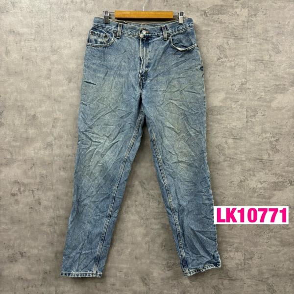 Levi&apos;s550TM ブルー リラックステーパード ジップ デニムジーンズパンツ レディース 12...