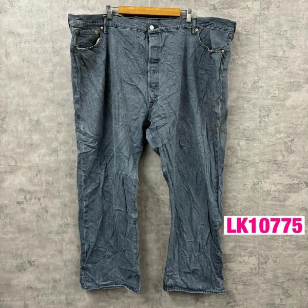 Levi&apos;s リーバイス 501R ブラック ボタンフライ デニムジーンズパンツ W54L32 実寸...