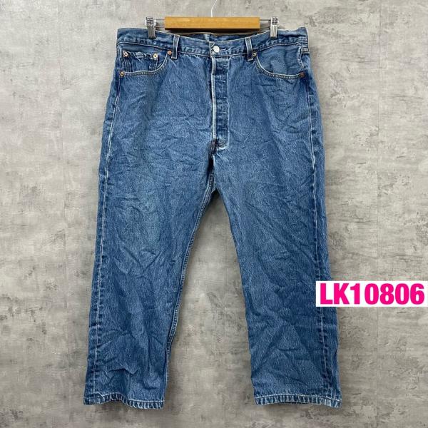 Levi&apos;s リーバイス 501XX デニムジーンズパンツ ブルー ボタンフライ W40L32 実寸...