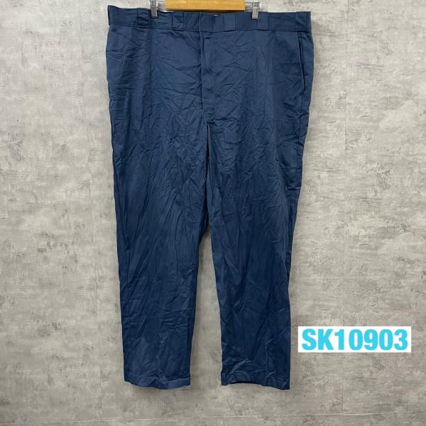 Dickies874 ディッキーズ ネイビー ジップフライ ワークパンツ 作業着 48×32 実寸W...