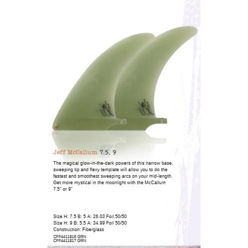 JEEF MCCALUM GLOW GLASS シングルフィン　マッカラム　クリステンソン　ツインフ...