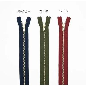 YKK 3号メタルファスナー ゴールド 20c...の詳細画像1