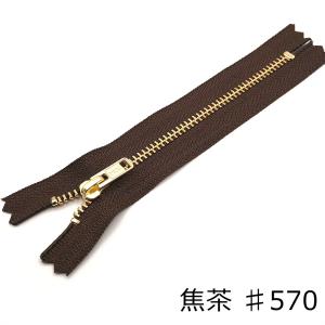 YKK 3号メタルファスナー ゴールド 20c...の詳細画像5