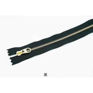 YKK 4号メタルファスナー ゴールド 40c...の詳細画像2