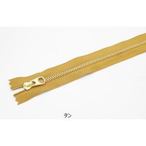YKK 4号メタルファスナー ゴールド 40c...の詳細画像4