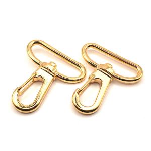SENWA 日本製 真鍮製ベルカン ねじ式Dカン シャックル12mm 金メッキ