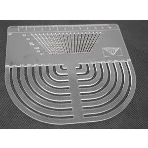 均等定規・カーブ定規　アクリル製