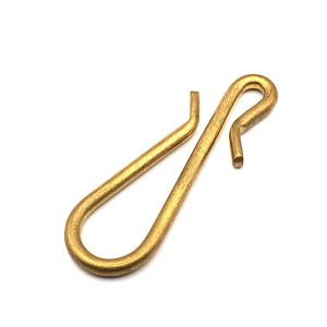 レザークラフト 材料 金具 フック ブラス・釣り針フック S B 1ヶ入