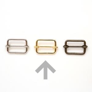 線コキ 25×3mm ゴールド（本金） 4個入り 一本線送り 送りカン リュックカン レザー用金具 レザークラフト｜lethercraftdubro