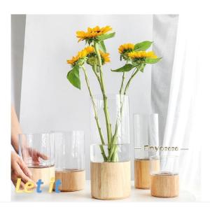 フラワーベース 花瓶 おしゃれ ガラス 一輪挿し  北欧インテリア雑貨