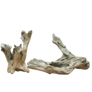 変形ミニ流木2個セット i420 国産流木素材 DIY資材 工作用素材 ディスプレイ用 ガーデニング...