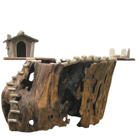 オブジェな多目的流木ディスプレイボックス　ja105 流木アートのレットイットビーのオリジナル流木イ...