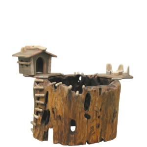 オブジェな多目的流木ディスプレイボックス　ja106 流木アートのレットイットビーのオリジナル流木イ...