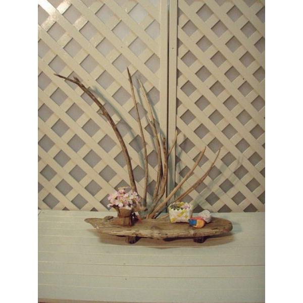 流木オブジェ飾り台 ja22 オリジナル流木インテリア雑貨 飾り棚 ディスプレイ台 アートオブジェ ...