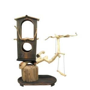 オリジナルバードジムタワー　pb100　オリジナル流木ペット用品