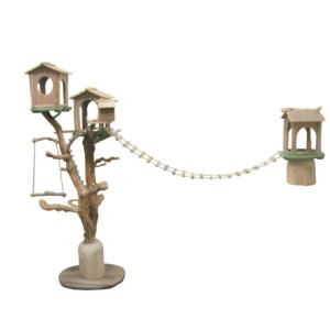 「送料無料」オリジナル大型流木バードジムスタンドツリーハウスオブジェタイプ pb60 オリジナル流木...