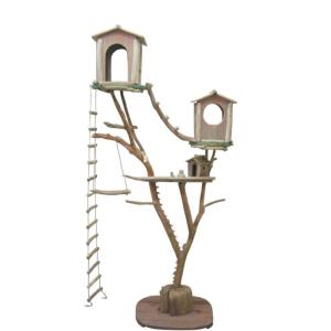 「送料無料」オリジナル大型流木バードジムスタンド（ツリーハウスオブジェタイプ）pb68 オリジナル流...