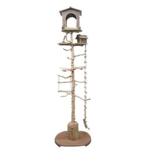 オリジナル大型流木バードジムタワー（ツリーハウスオブジェタイプ）［数量限定計６台］pb78