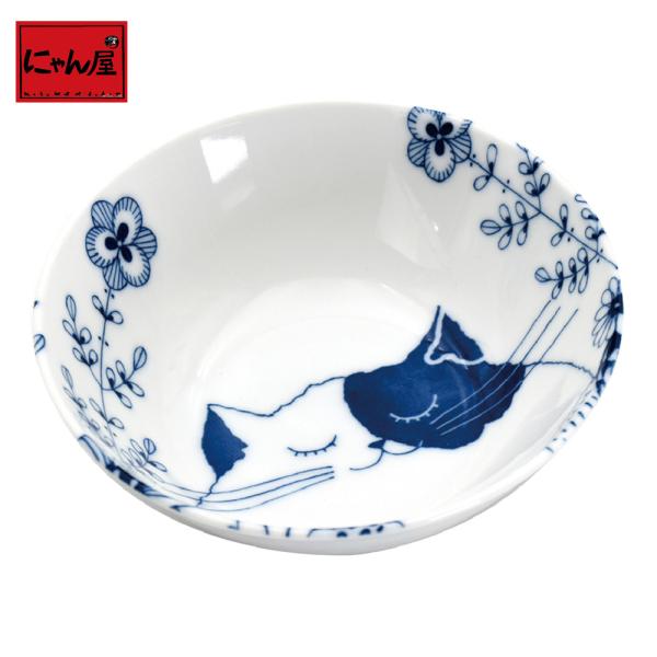 【にゃん屋】ロンロンとミュウ ボール ミュウ |日本製 ボウル 鉢 サラダ ヨーグルト フルーツ サ...