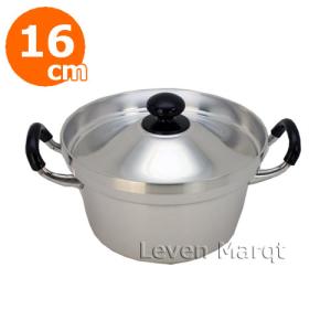 文化鍋 16cm トオヤマ 亀印 / 日本製 ガス火専用 両手鍋 炊飯鍋 お鍋