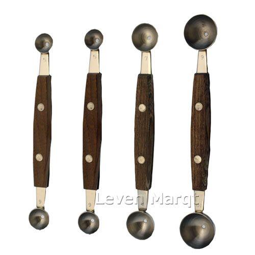 木柄ボーラー ダブル (選べる4サイズ) カービング/飾り切り/フルーツ