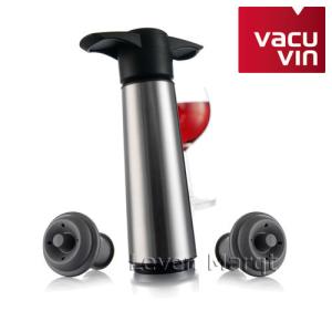 バキュバン vacuvin　ワイン保存器具　V-20　ステンレス ポンプ＆ストッパー(2個)セット ワイン保存器具/ボトルストッパー/酸化防止