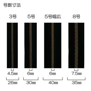 YKK メタルファスナー スタンダード アンテ...の詳細画像4
