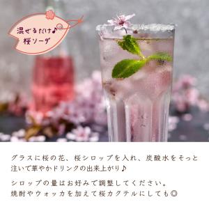 桜 シロップ 3本セット さくら ラテ 和菓子...の詳細画像5