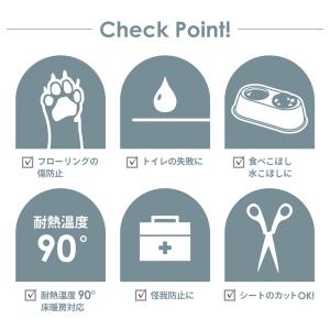 【DOGSAFE8専用】PVCクリアマット ペ...の詳細画像2