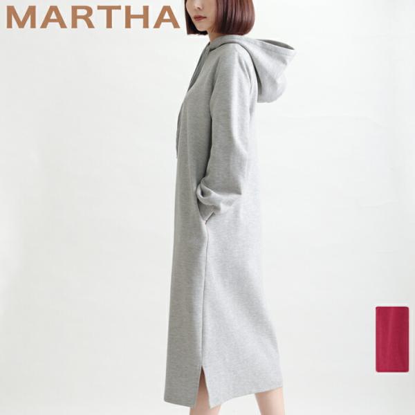 ワンピース ワンピ パーカー MARTHA マーサ スウェット ボンディング ジャージ フード レデ...