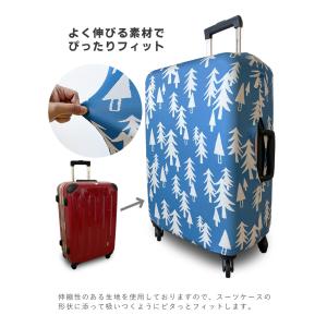 スーツケースカバー 伸縮 厚手 おしゃれ かわ...の詳細画像3